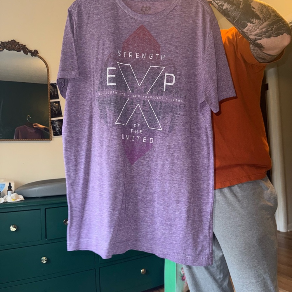 Purple Graphic T-Shirt